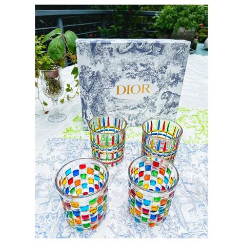 dior カップ|dior crystal cup set.